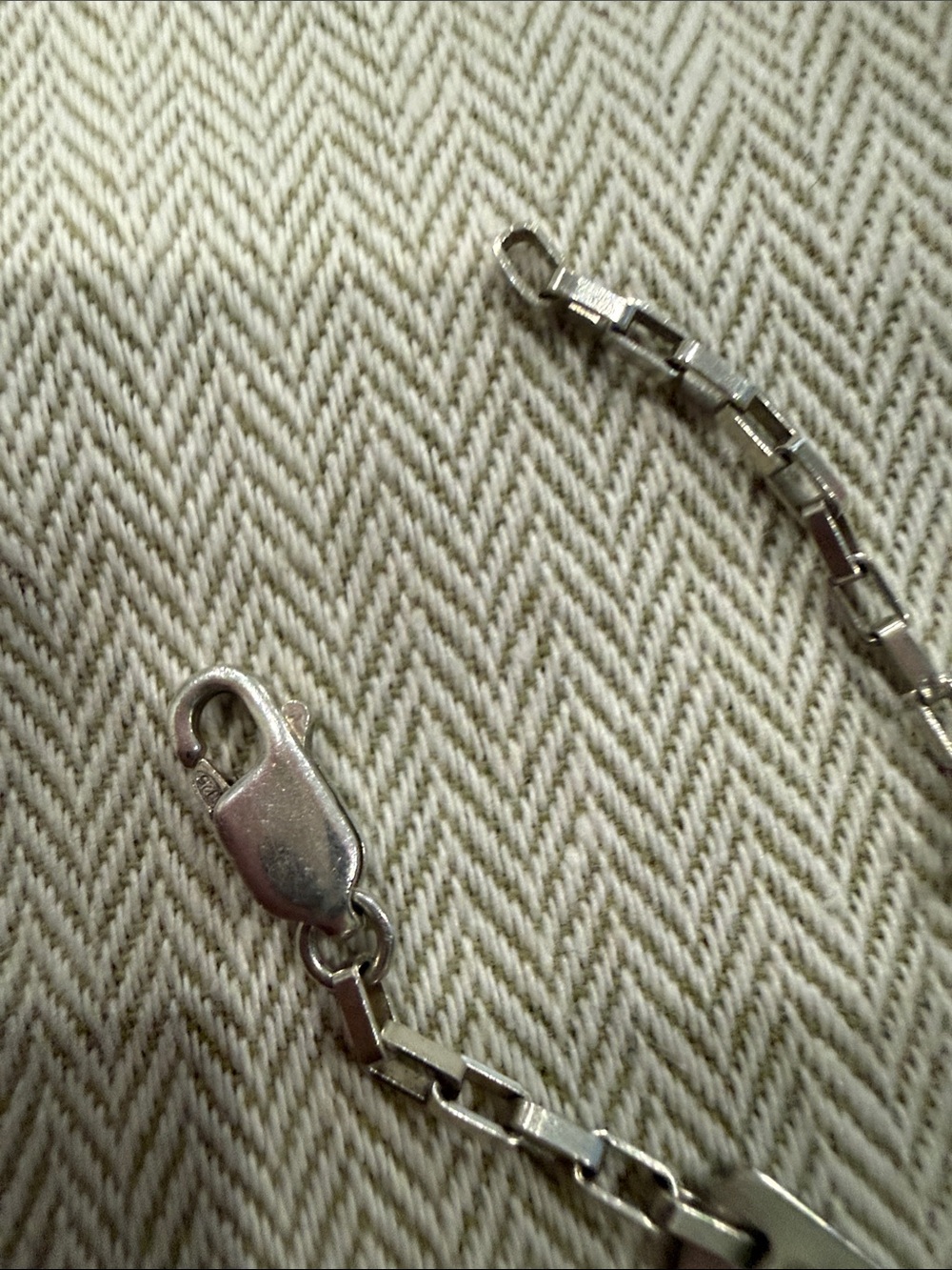 Gucci Silver Tone Layered Chain Necklace with Tag - Picture 6 of 6